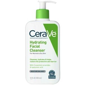 CeraVe Hydrating Daily Facial Cleanser for Dry to Normal Skin
